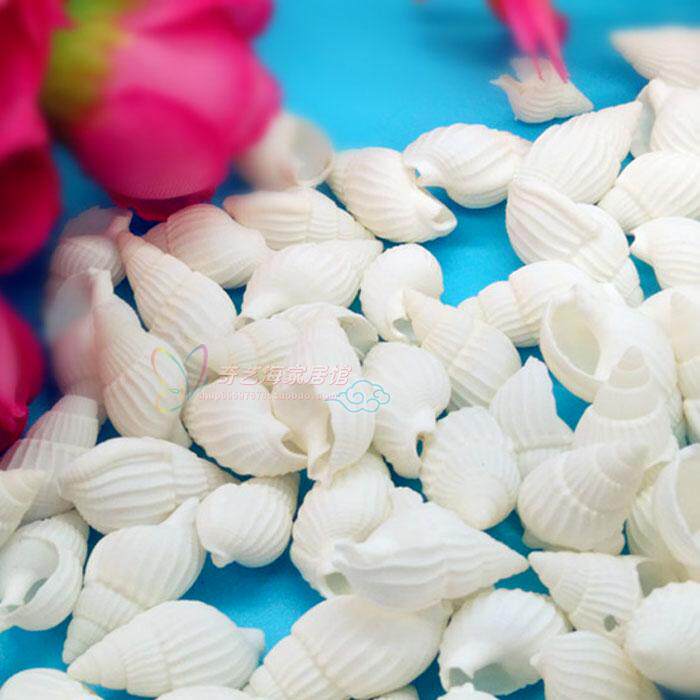 Natural sea snail shells 1-2cm white millet snail fish tank decoration aquarium building with handmade DIY material