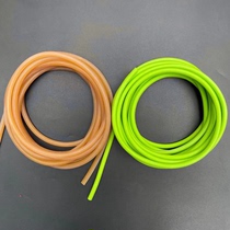 7mm thickness green solid rubber with high elastic 7mm plain bold thickened non-porous latex tube pull rope