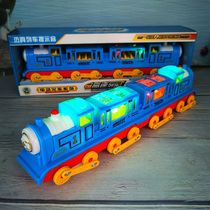 Thomas locomotive electric baby universal wheel light little boy 1-2-36 years old music childrens toys