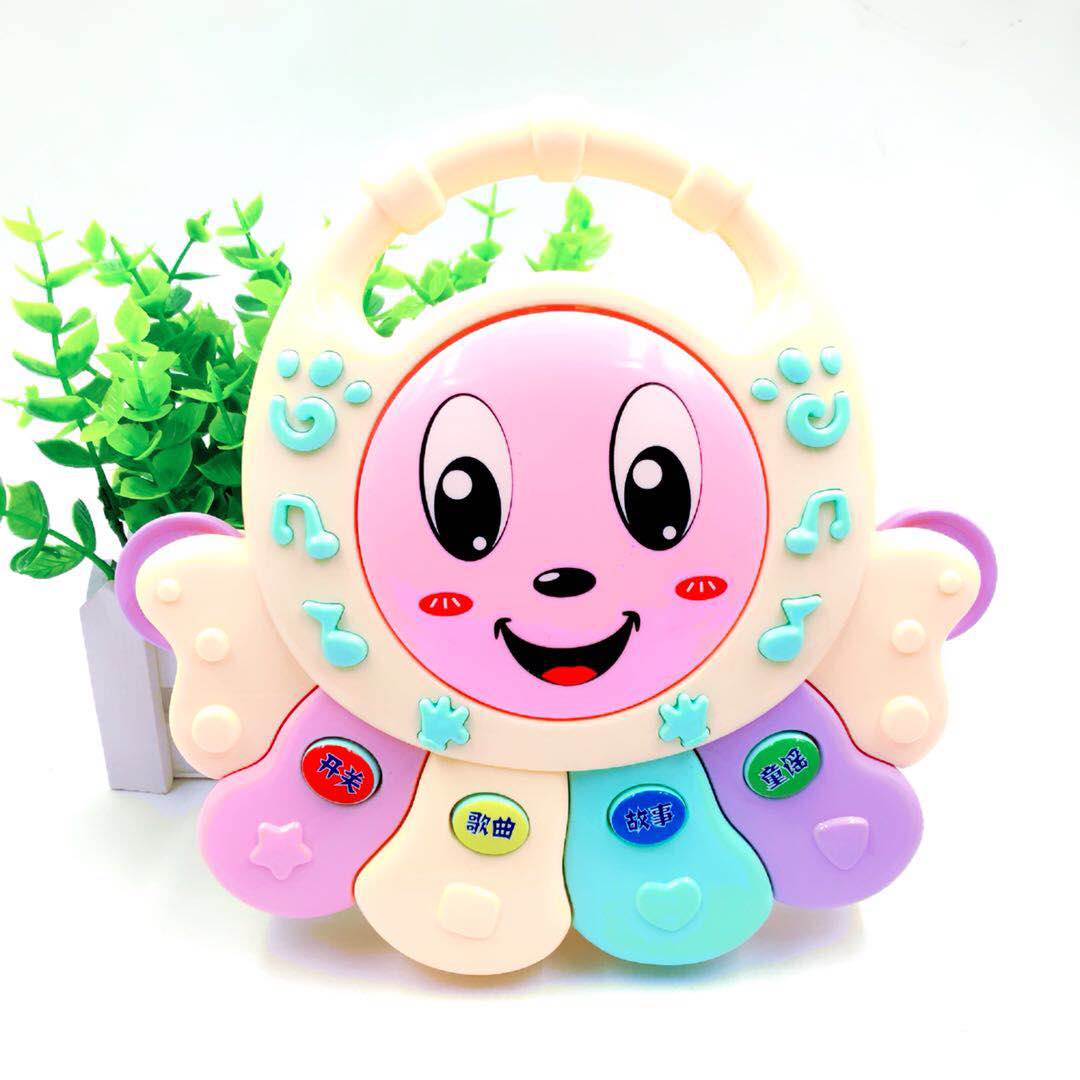 Máy nghe nhạc trống điện tử piano cho bé gái học máy câu đố giác ngộ 0-6-12 tháng đồ chơi trẻ em - Đồ chơi âm nhạc / nhạc cụ Chirldren do choi