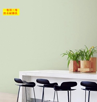 South Korea wallpaper big roll scrubbed Nordic solid color egg skin green bean green light green sprinkled gold cloth pattern 384 spot