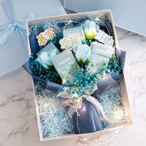 Creative Practical Walking Heart Special Birthday Gift Giving Boyfriend Fragrant Tea Fireworks Bunch Handwork for Guys Surprise