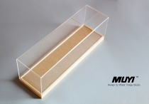 Shuiying Workshop Ship model tank aircraft Gundam hand-made acrylic display box 34x10x12cm