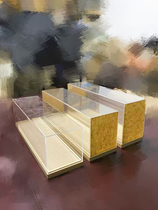 Shuiying Workshop Acrylic high quality boat model water display box 38x11x14 5／16 5cm