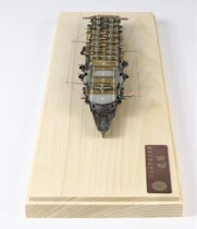 700 scale without splicing high-grade solid wood display box 40x13x15