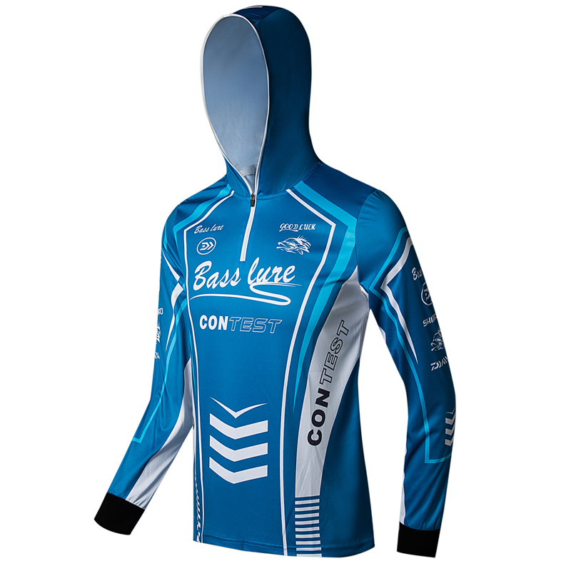 Zhaofu tide products Long-sleeved hooded sunscreen clothing can be customized fishing clothing Ice silk quick-drying clothing Summer Luya sea fishing fishing