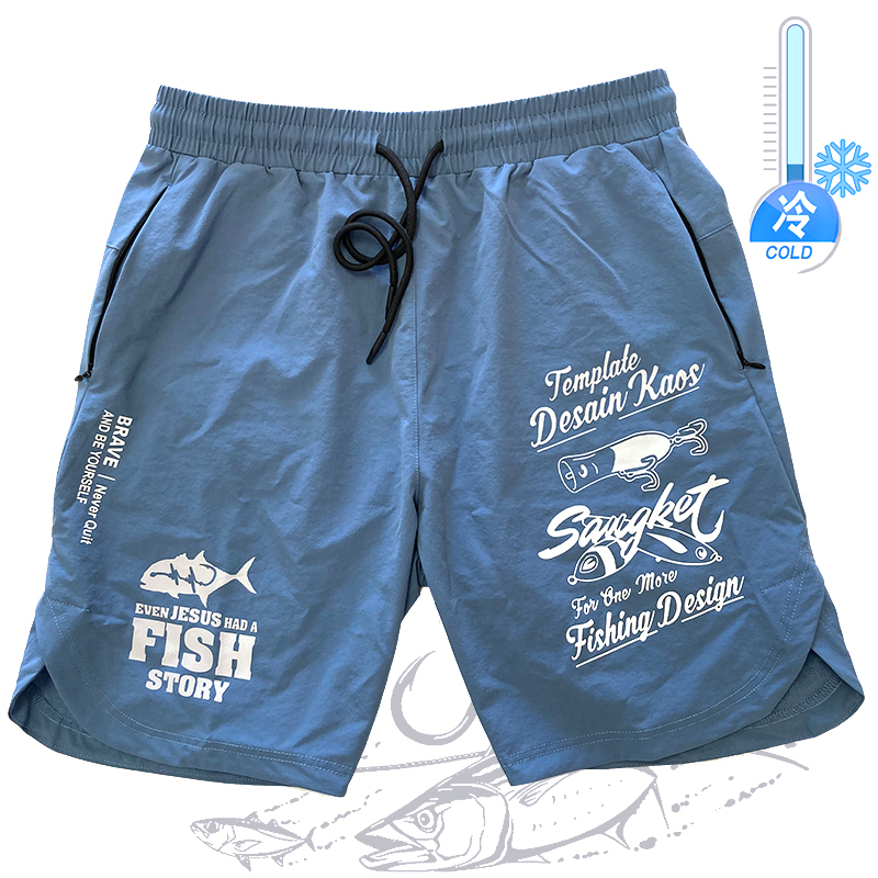 Lightweight Shorts, Knee-Length Fishing Pants, Sun-Protective Summer Men's Lure Pants, Quick-Drying Pants, Summer Fishing Pants, Stretchy