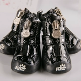 Dog Shoes Summer Small Small Never Doples Teddy Late Pets Four Seasons мягкая нога водонепроницаемые дождевые туфли и 4 сета из 4