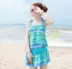 Bộ bikini mới cộng với váy một mảnh 2 thép hỗ trợ ngực nhỏ Tập hợp thời trang Spa nữ đồ bơi kỳ nghỉ Bikinis