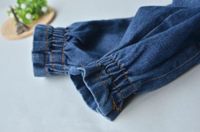 Quần jeans bé gái 2018 thu đông mới 3 phiên bản Hàn Quốc 4 plus nhung dày 5 chân 6-7-8 tuổi quần bé gái quần áo trẻ em nam