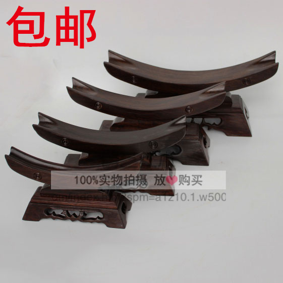 Solid Wood Ivory Shelf Wood-horn Shelf Decoration Rack Ivory Nursery Ivory Groove Base Red Wood Carving Handicraft Swing for the special price