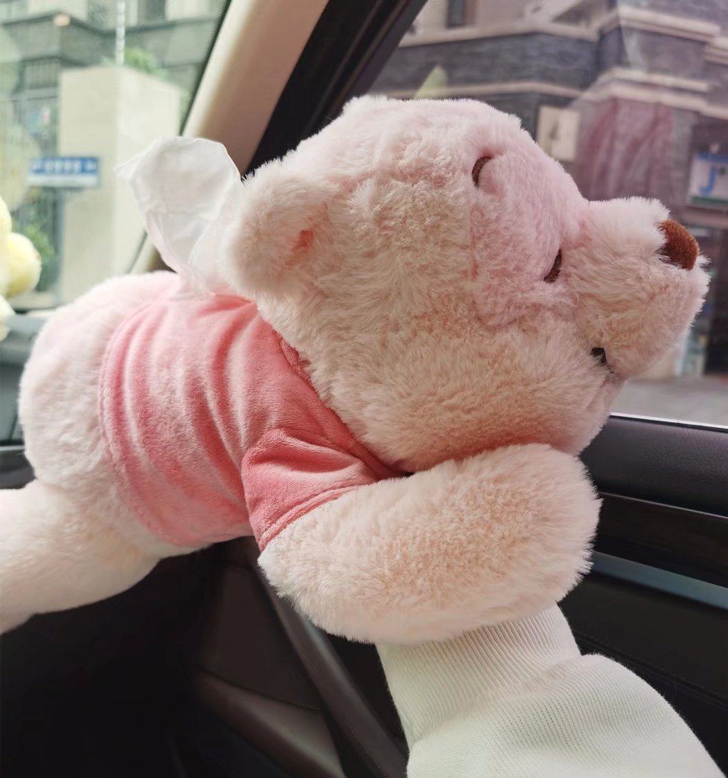 Cute Winnie the Pooh bamboo charcoal bag doll new car in addition to formaldehyde deodorant activated carbon bag doll car rear window decoration