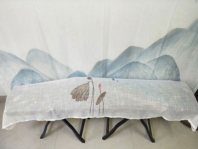 Guite cover dust cover Chinese style small guzheng piano cover cloth ancient style 80 90 1 m 120 125 135