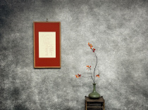 Writing creation framing exhibition ancient art boutique cultural and creative stationery supplies ancient paper old paper Tang paper painting heart