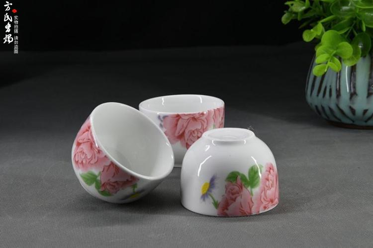 100 ml Jingdezhen gốm hy sinh hầm rượu vang lớn màu xanh và trắng sứ rượu nhỏ thủy tinh rượu vang trắng cup vũ đạo cụ rượu vang