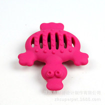 Super Hupp pet dog toy bite-resistant ball rubber ball molar duck-shaped silicone toy dog ​​molar toy