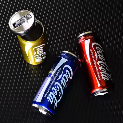 Stainless steel thermos cup personality creative can design straight-up straw water cup drinking cup thermos cup thermos cup tide