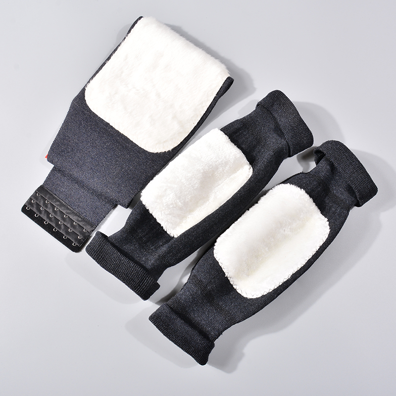 Foreign trade tail orders Good goods Again Men and women General self-heating plush double protection waist kneecap
