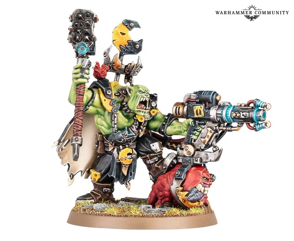 战锤40K 黑图限定兽人ORKS UFTHAK BLACKHAWK 乌弗萨克·黑鹰，限量版