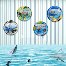 Creative wall pearl pearl basin Mediterranean style wall decoration hanging piece kindergarten background wall hanging pot