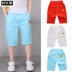 Bé trai quần short mùa hè 2019 quần âu mới mất quần childrens quần bảy điểm mens trẻ trung và lớn quần cotton tinh khiết Hàn Quốc phiên bản. 