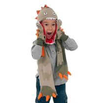 kidorable Dinosaur Series Warm Kit Kids Scarf Hat Spot