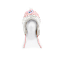 2017 South Korea winghouse Children Frozen Princess Hat Winter with Fluffy Ball Hat