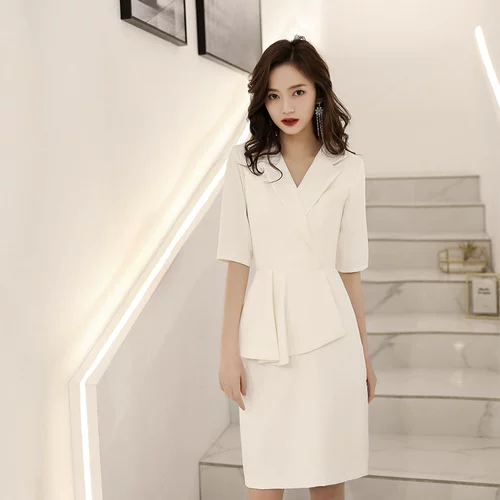 Белое цветное длинное вечернее платье, юбка, коктейльный банкетный костюм, облегающий крой