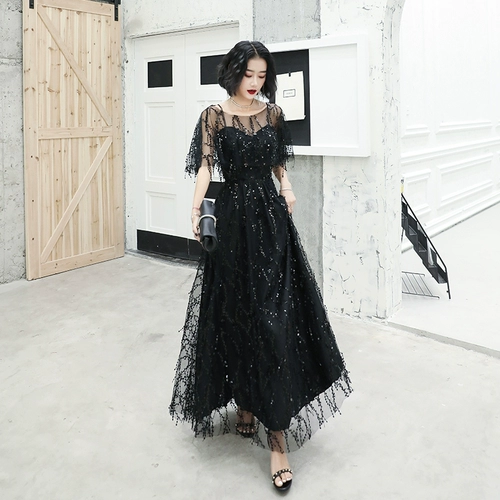 Длинные весенние блестки для ногтей, весеннее вечернее платье, яркий броский стиль, по фигуре