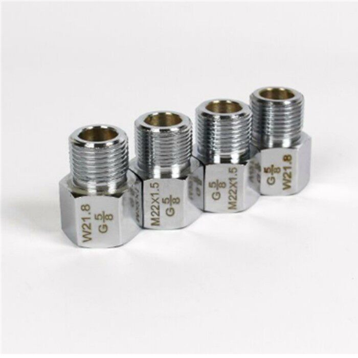 Carbon dioxide CO2 regulating valve C metric to imperial adapter W21 8 to M22 to G5 8 cylinder conversion head