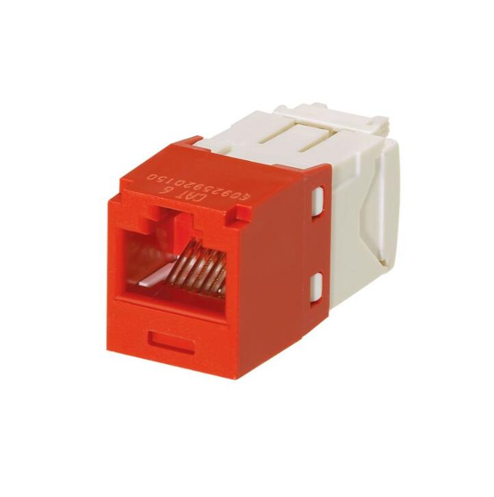Original Fanda PANDUIT Category 6 Gigabit Unshielded Network Module CJ688TGRD Red Gold Plated