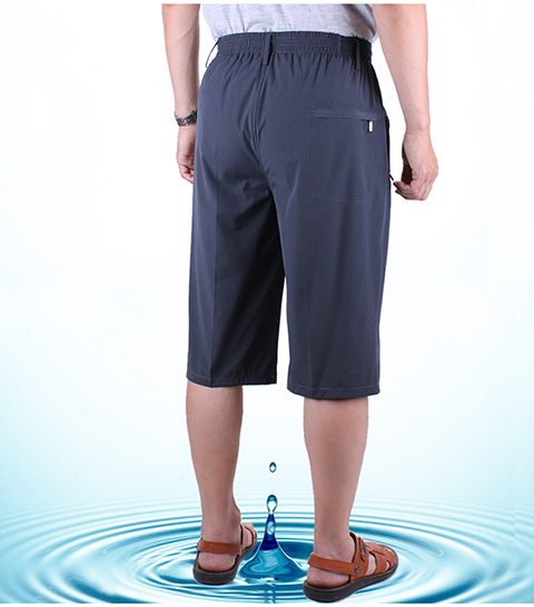 Bố mặc quần short tuổi trung niên 40 tuổi 50 lửng thể thao mùa hè trung niên và quần lửng khô nhanh quần thun nam siêu mỏng shop đồ nam đẹp
