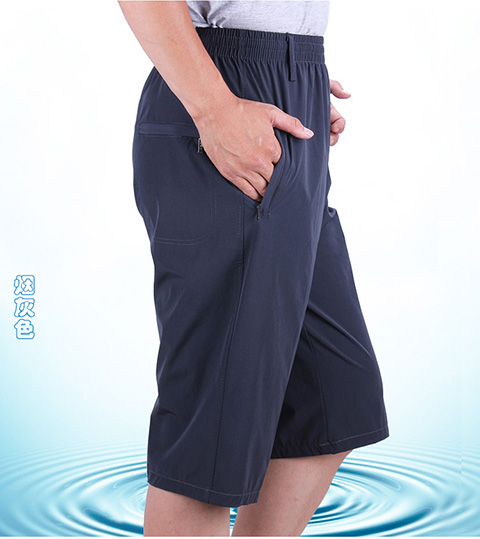Bố mặc quần short tuổi trung niên 40 tuổi 50 lửng thể thao mùa hè trung niên và quần lửng khô nhanh quần thun nam siêu mỏng shop đồ nam đẹp