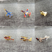 Retro new spot airplane mens suit collar pin collar Korean Joker couple badge women sweater pin brooch
