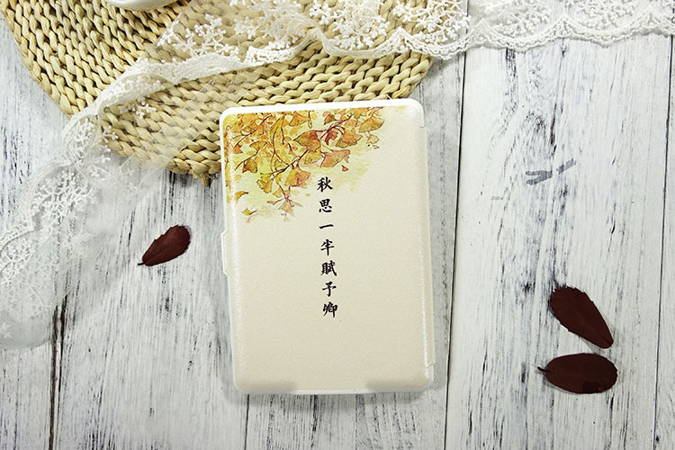 gió xuân như bạn Kindle eBook nắp bảo vệ kpw3 558voyage vỏ im lìm phụ nữ văn học đơn giản - Phụ kiện sách điện tử ốp ipad air 3
