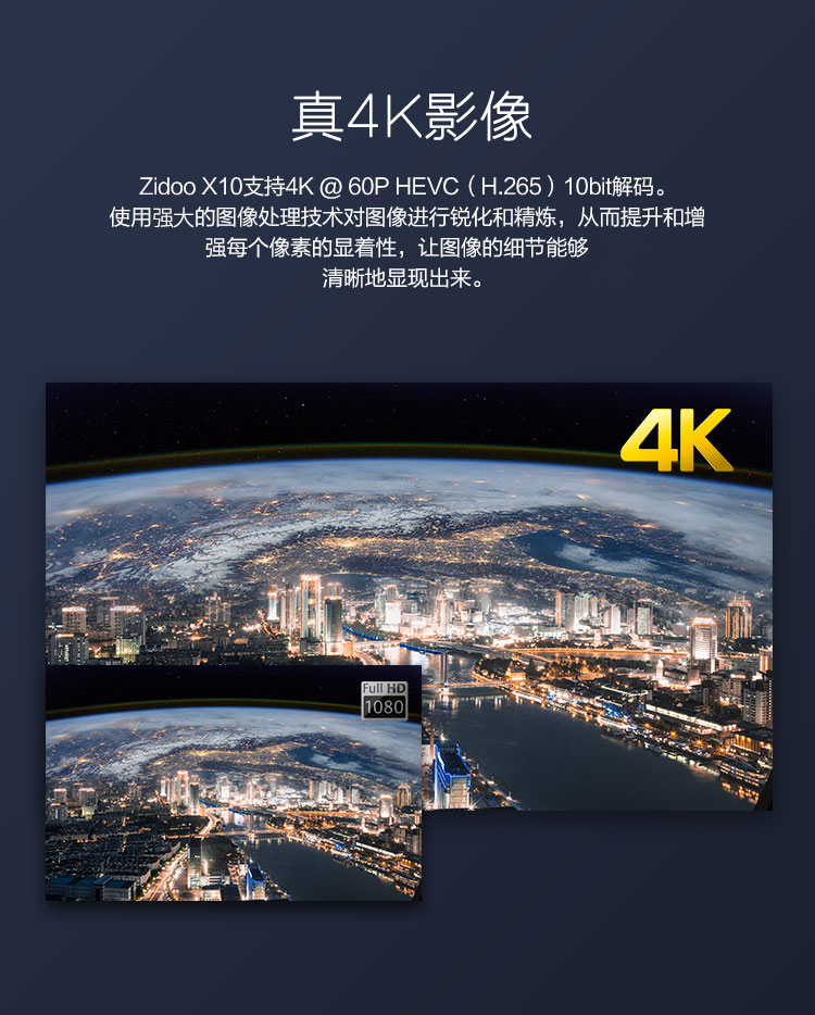 củ phát wifi lắp sim ZIDOO X10 Zhidu HD Network Player 4K HDR Blu-ray Player 3D Hard Disk Dual Band WIFI thiết bị phát wifi từ sim 4g