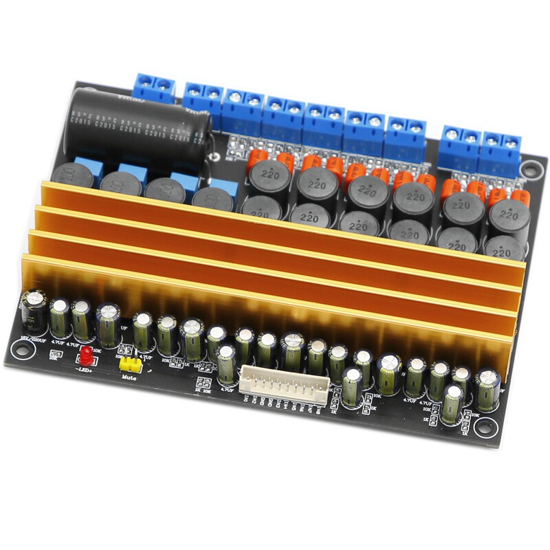 TPA3116 7 1 8 track D class digital power amplifier board