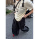 Niche cousin 2026 spring super easy to wear versatility loose casual trousers and bloomers for women