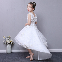 Childrens dress princess dress fluffy flower girl piano costume girls little host evening dress catwalk wedding dress
