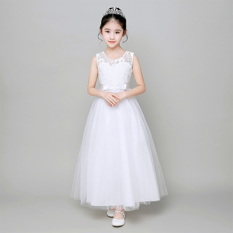 Girls' dress summer dress 2022 new medium and large children's Korean version of the princess dress little girl show dress