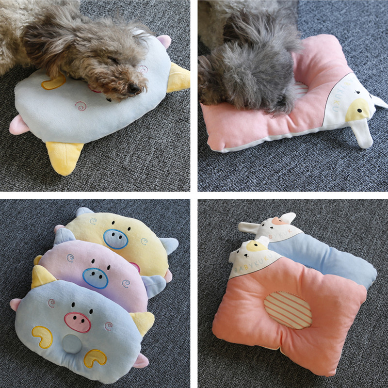 Pet pillow dog special sleeping small pillow French fighting pillow Teddy Bomei Bichon small and medium dogs and cats