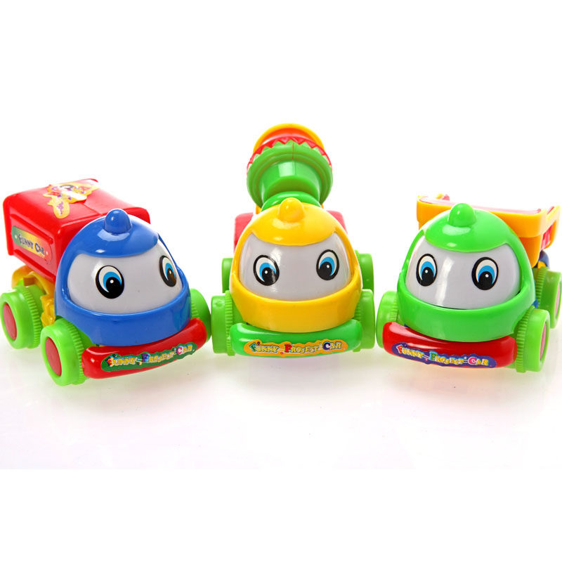 Inertia Car Cartoon Engineering Car Toy Children Car Toy Car Inertia Puzzle Toy Car