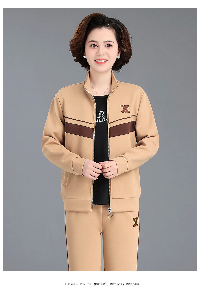 F1293 1390K ÁO KHOÁC NỮ WUHTDNG CẢ BỘ 3 MÓN MÙA XUÂN THU ĐÔNG TRUNG NIÊN THỜI TRANG NỮ G04 SẢN PHẨM MỚI