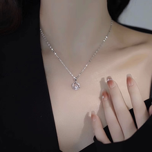 Zhou Dafu S999 Pure Silver Necklace for Women's Valentine's Day 520 Gift