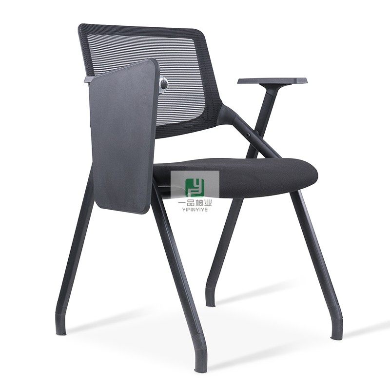 Installation-free folding chair layout chair training chair with tableboard pulley office chair to negotiate chair writing chair