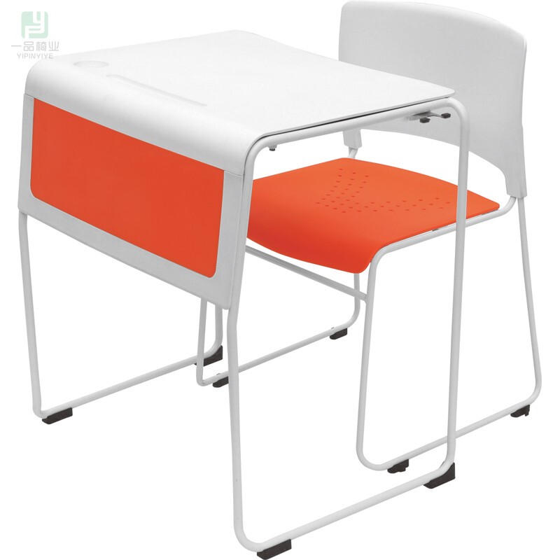 Fashionable Training Tables and Chairs White Desks and Chairs Stackable Student Training Tables and Chairs Pp Plastic Conference Tables Stackable Tables and Chairs