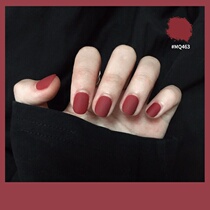 Nail polish student girl bake-free quick-drying Long-lasting waterproof tearable tasteless non-toxic matte Light color natural