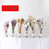 INS Glass Bottle Dry Flower Suit Home Decoration Pendulum Pieces Gourmet Clothing Shoes Background Pendulum photo shoot Movie Props