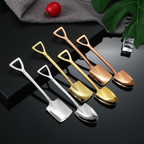 304 stainless steel creative watermelon dessert spoon of iron coffee spoon household food dessert special network red spoon