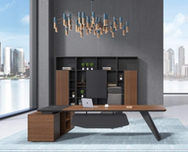 Simple Modern Office Boss Desk President Manager Office Table and Chair Combination Atmospheric Desk Office Furniture